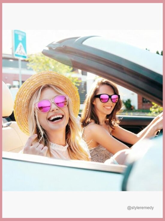 Polarized Fit Over Glasses Sunglasses, Cat Eye Style, UV Protection main image 5